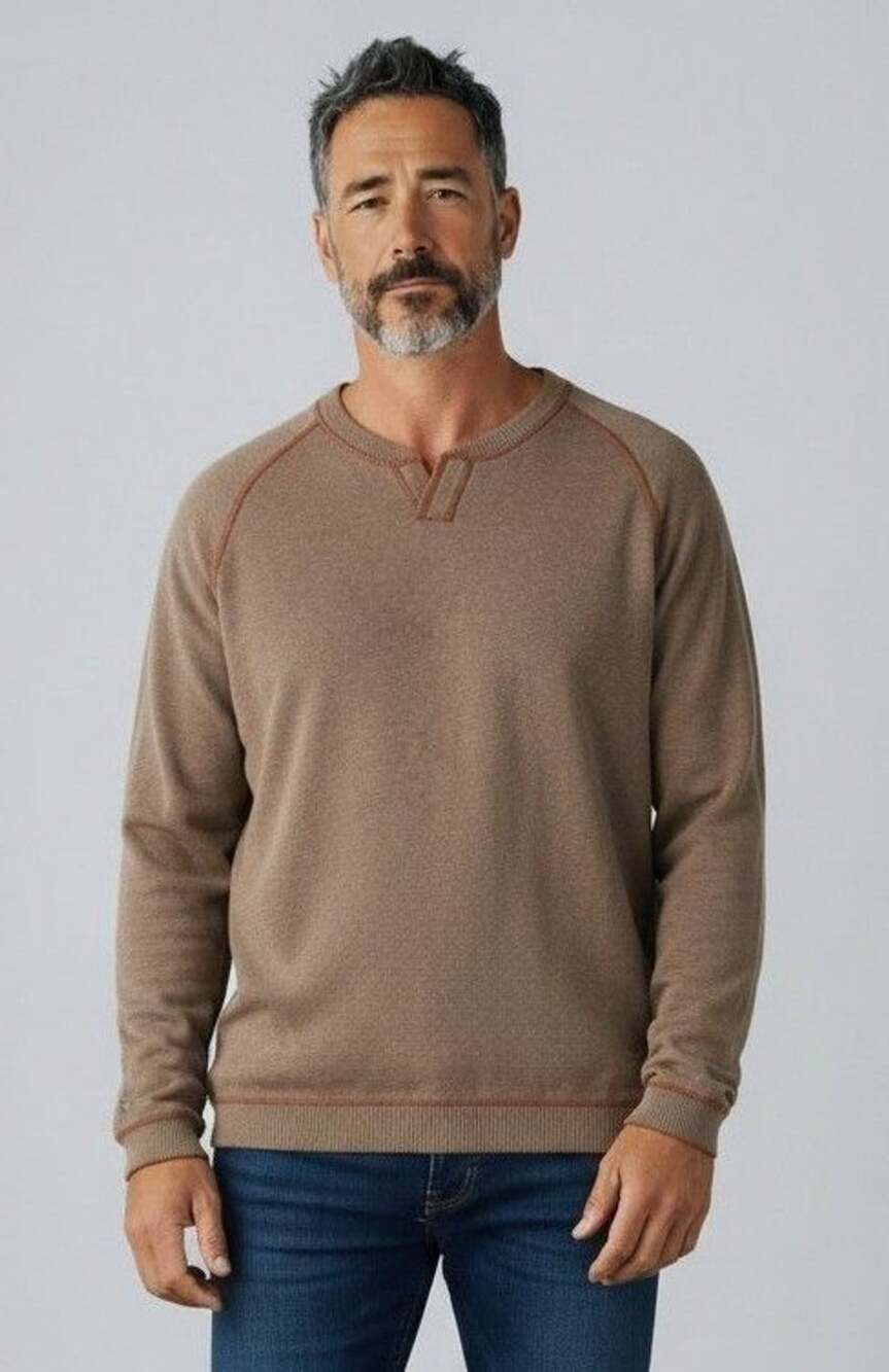 Tommy Bahama Reversible Sweater Brown Burnt Orange
Sz XL